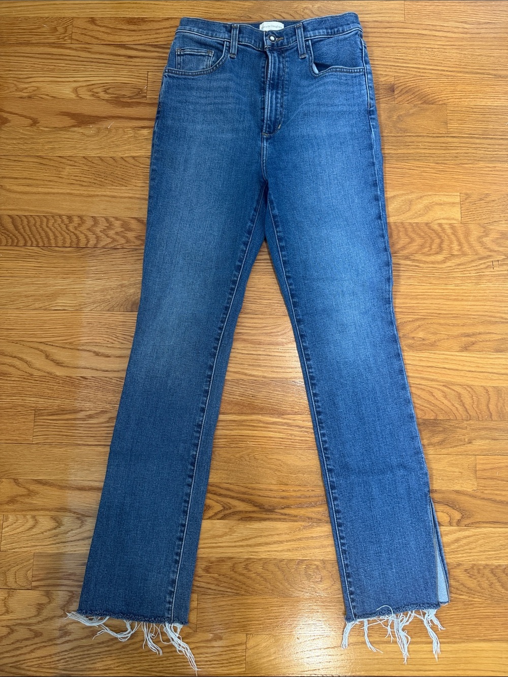 Favorite Daughter High-Rise Straight Women’s Jeans in Medium Blue
